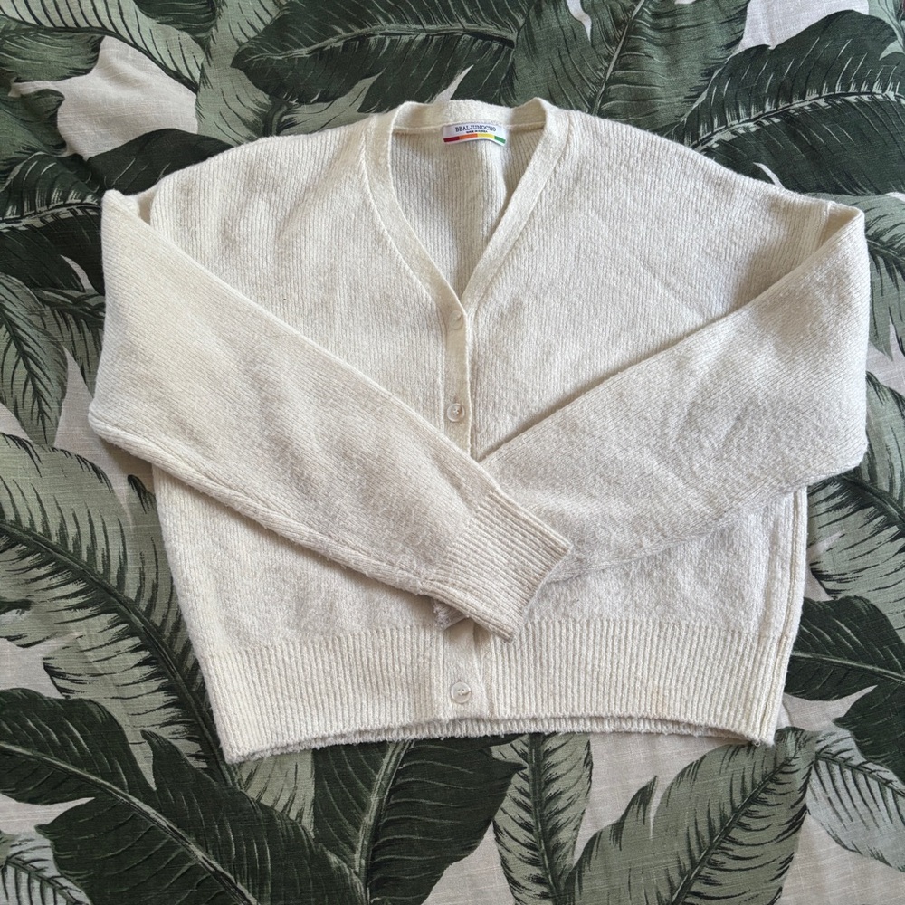 Cream Knit Cardigan